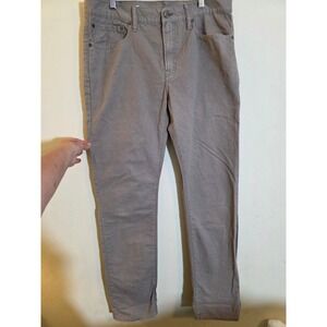 Gap 1969 Slim Fit Pants Mens 34x34 Taupe Gray 100% Cotton Chinos S/349812-15